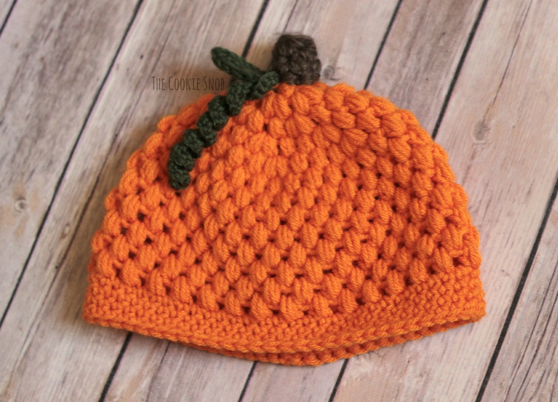 The Pumpkin Beanie - Free Crochet Pumpkin Hat Pattern